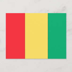 Guinea Flagga Vykort