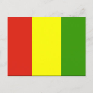 Guinea Flagga Vykort