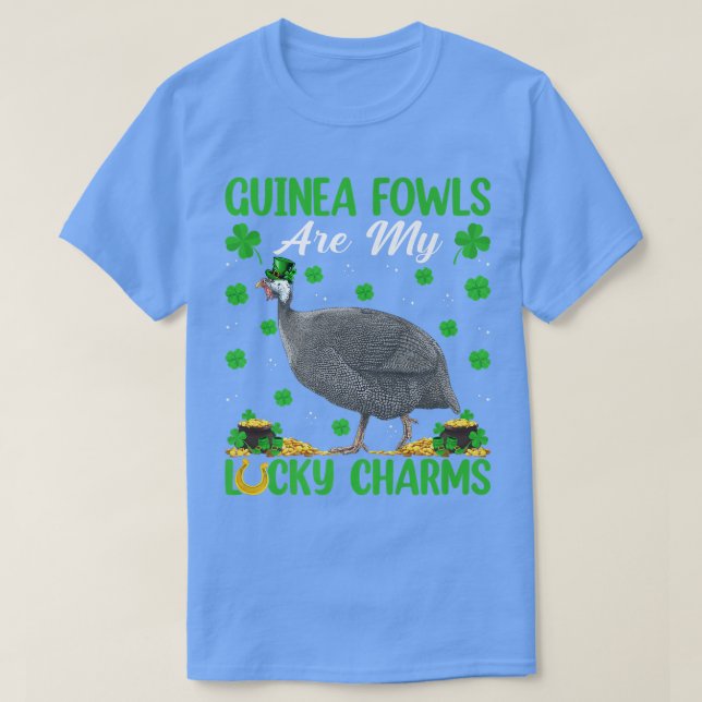 Guinea Fowl är min Lucky Charms Guinea Fowl St Pat T Shirt (Design framsida)
