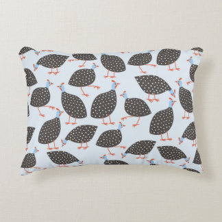 Guinea Fowl Cute Bird Mönster Prydnadskudde
