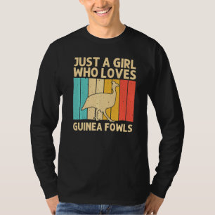 Guinea Fowl for Girls Kid Bird Chicken Farm T Shirt