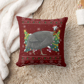 Guinea Fowl Xmas Gift Ugly Guinea Fowl Bird Christ Kudde