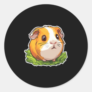 Guinea G söta djur Guinea G Comfort Colors vuxen Runt Klistermärke