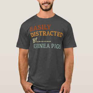 Guinea Gris Älskare Retro, som på ett bekvämt sätt T Shirt