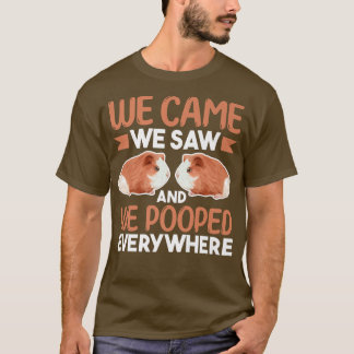 Guinea Gris Älskare, vi såg och vi firade Kväll T Shirt