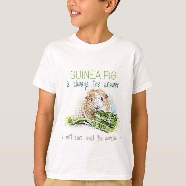 Guinea Gris är alltid Barn T-shirt (Framsida)