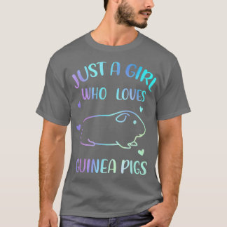 Guinea Gris är bara en flicka som Kärlek Guinea Gr T Shirt
