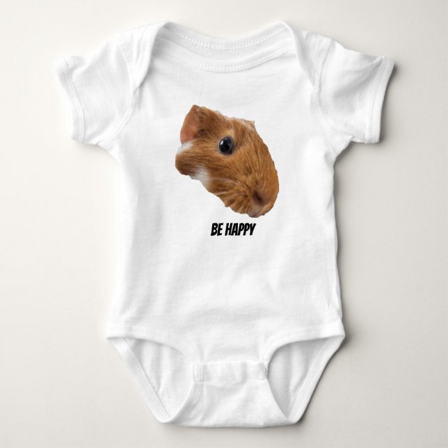 Guinea Gris Baby Romper T Shirt (Framsida)