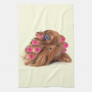 Guinea Gris | Beviljande av Funny Curly Guinea Gri Kökshandduk