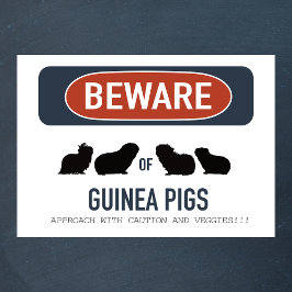 Guinea Gris Beware Poster