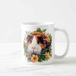 Guinea Gris bland Blommor Kaffemugg