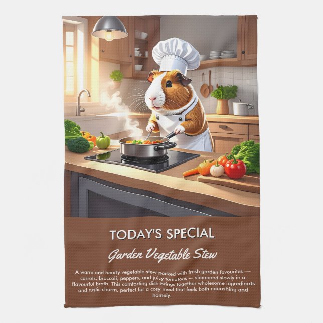 Guinea Gris Chef Kökshandduk (Vertikal)