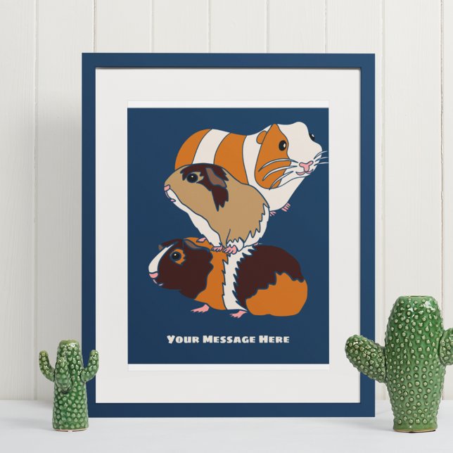 Guinea Gris Collage Personlig Poster (Skapare uppladdad)