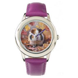 Guinea Gris & Falling Höst löv Armbandsur