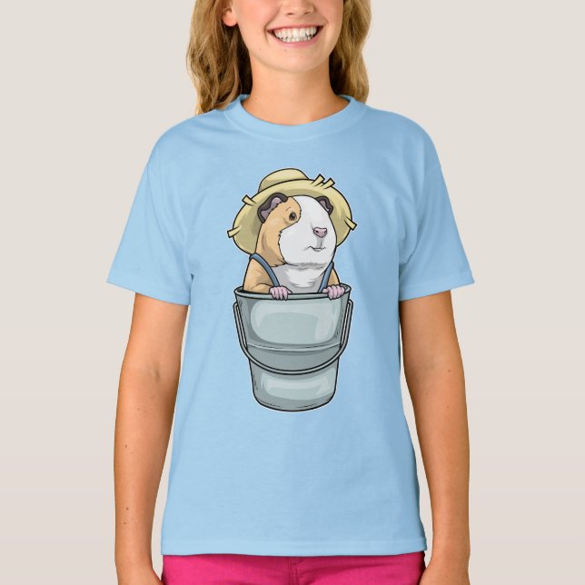 Guinea gris Farmer Bucket T Shirt (Framsida)