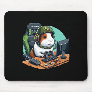 Guinea Gris Gamer spelar videospel Wildlife Anima Musmatta