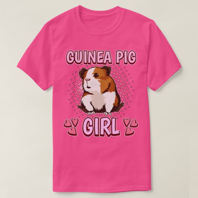 Guinea Gris Girl 1 T Shirt (Design framsida)