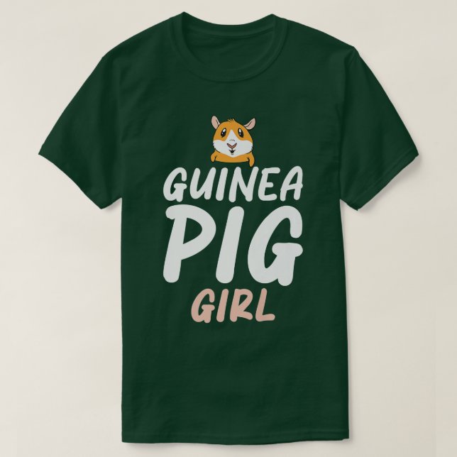 Guinea Gris Girl Cute Guinea Premium 2154 Gris T Shirt (Design framsida)