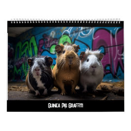Guinea Gris Graffiti Calendar Kalender
