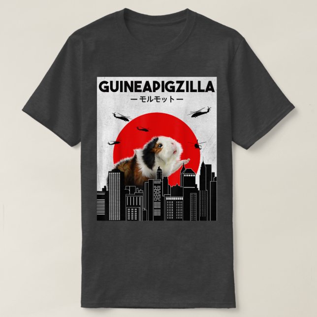 Guinea Gris, Guinea Gris Älskare Tee, Guinea Gris T Shirt (Design framsida)