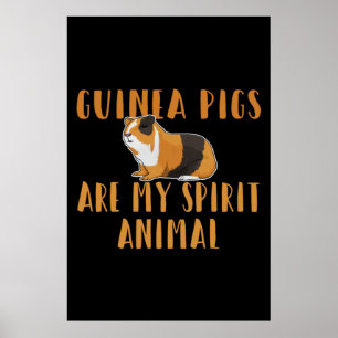 Guinea Gris - Guinea Grisar är mitt andliga djur Poster