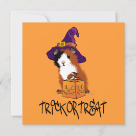 Guinea Gris Halloween Kort