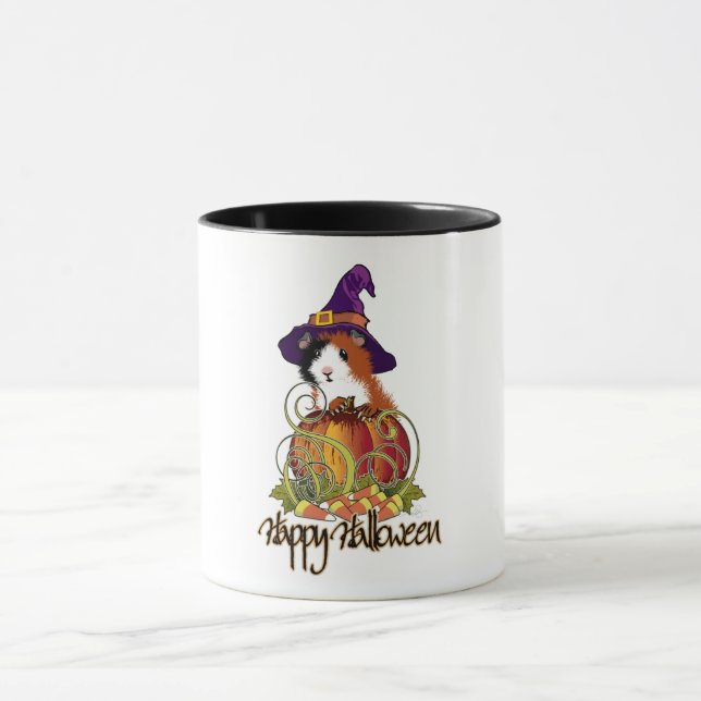Guinea Gris Halloween Mugg (Center)