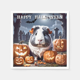 Guinea Gris Halloween Pappersservett