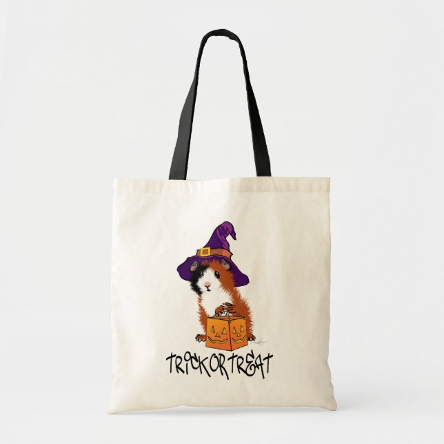 Guinea Gris Halloween Tygkasse (Framsidan)