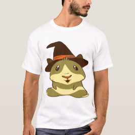 Guinea Gris Halloween Witch T Shirt