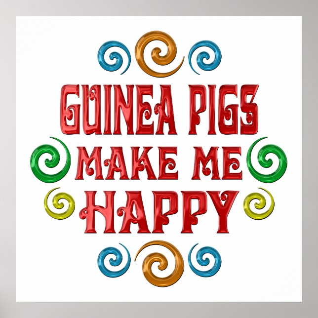Guinea Gris Happity Poster (Framsidan)