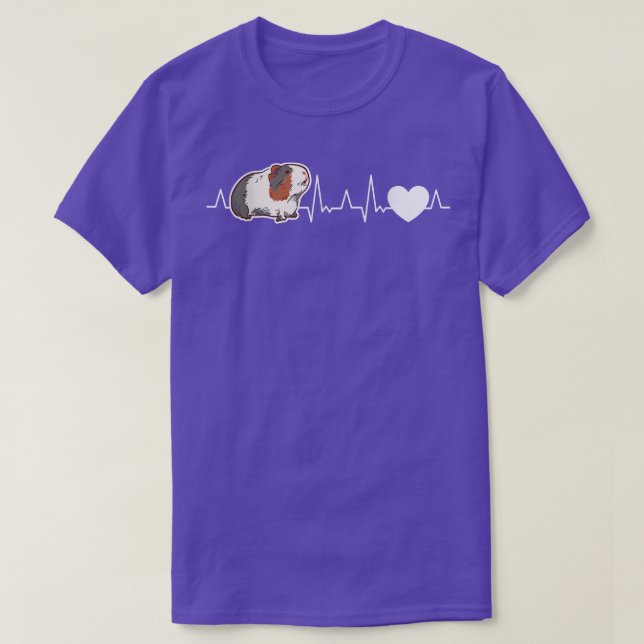 Guinea Gris Heartslag T Shirt (Design framsida)