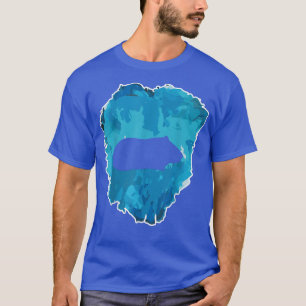 Guinea gris i ett isblock för eternitet t shirt