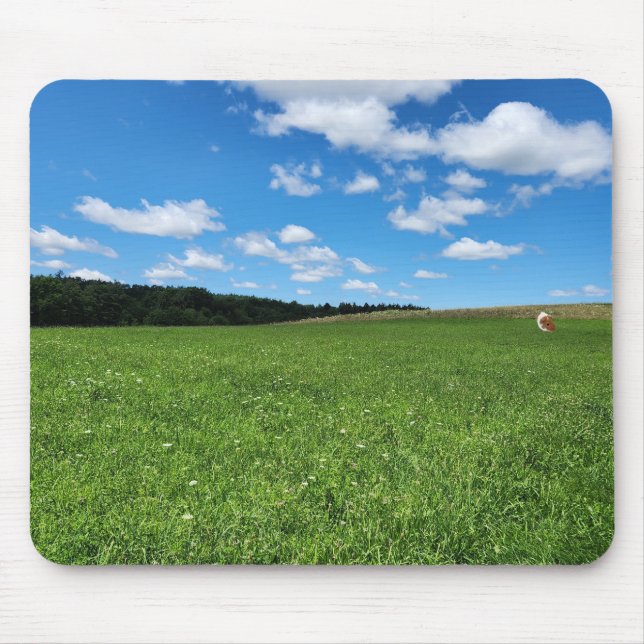 Guinea Gris i Fält Mousepad Musmatta (Framsidan)