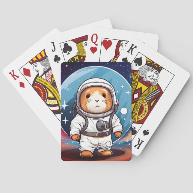 Guinea Gris i rymden Casinokort (Baksidan)