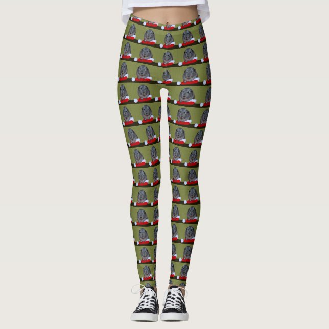 Guinea-Gris-jul Leggings (Framsida)