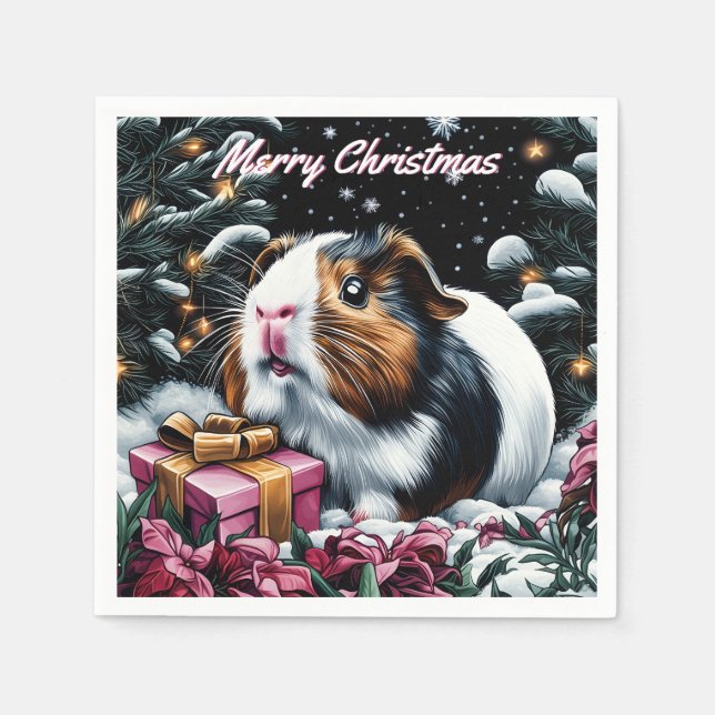 Guinea-Gris-jul Pappersservett (Framsidan)