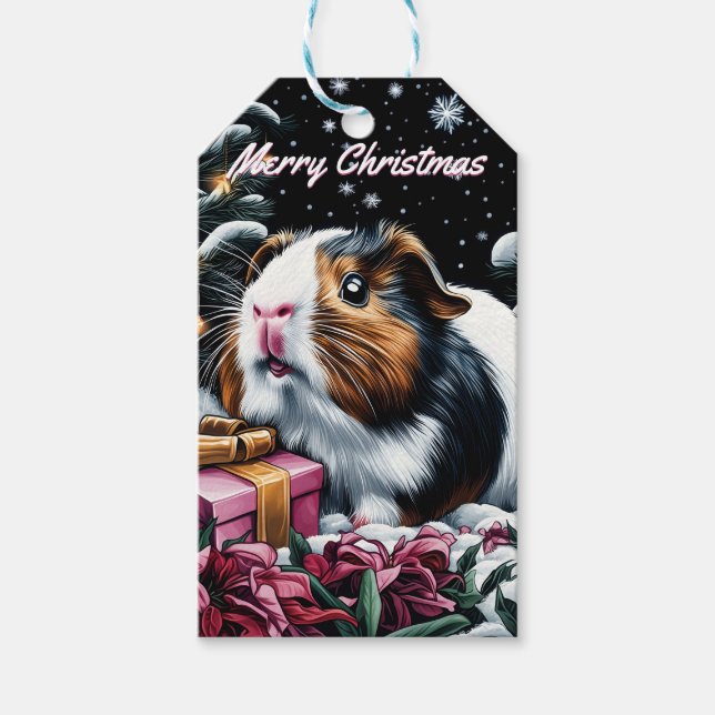 Guinea-Gris-jul Presentetikett (Framsidan)