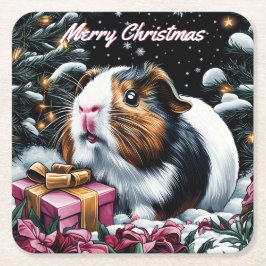 Guinea-Gris-jul Underlägg Papper Kvadrat
