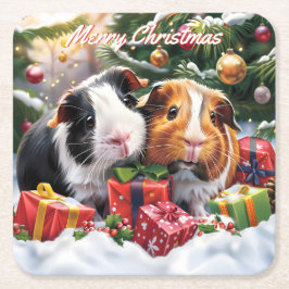 Guinea-Gris-jul Underlägg Papper Kvadrat