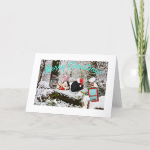 Guinea Gris jul Wonderland Helgkort