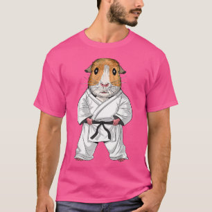 Guinea Gris Karate Ninja Jiu-Jitsu Taekwondo Marti T Shirt