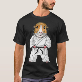 Guinea Gris Karate Ninja JiuJitsu Taekwondo Arts T Shirt