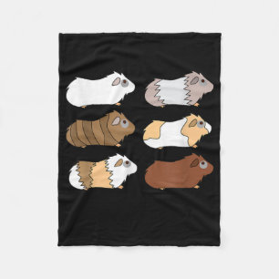 Guinea Gris Kärlek Guinea Gris Wheek Wheek Matar Fleecefilt