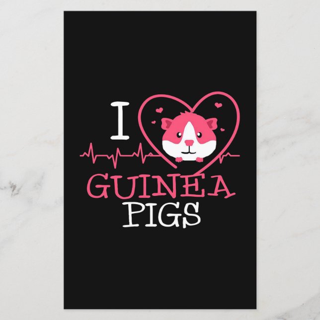 Guinea Gris Kärlek Rodent | Heartslag Guinea Gris (Framsida)
