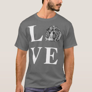 Guinea Gris Kärlek T Shirt