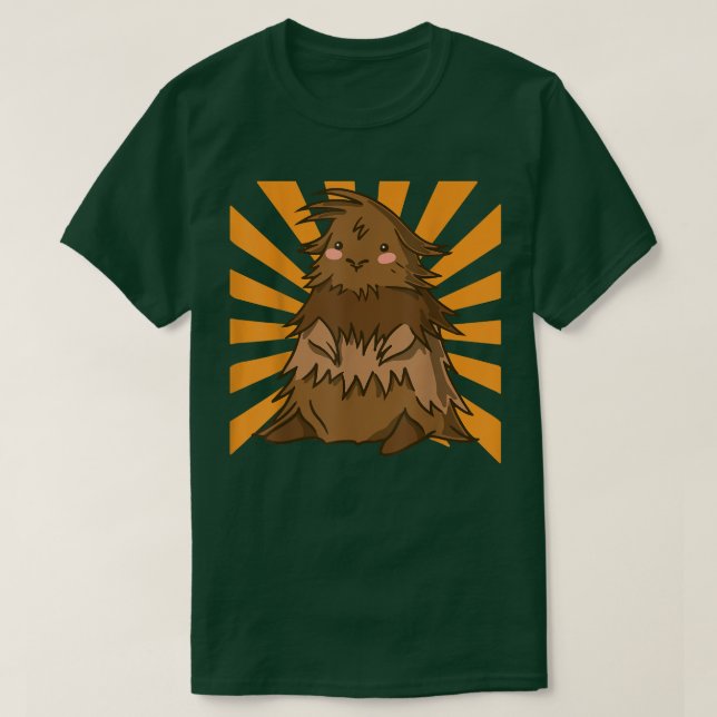 Guinea Gris Kawaii T Shirt (Design framsida)