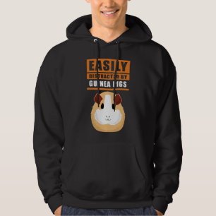 Guinea Gris Lättspridd av Guinea Grisar Hoodie
