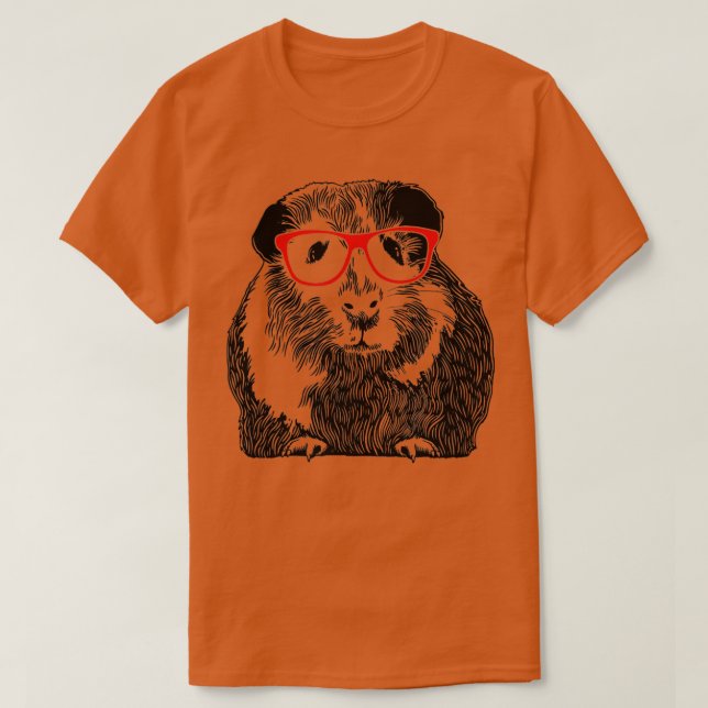 Guinea Gris, Lungguinea Gris, Cute Guinea Gris T Shirt (Design framsida)