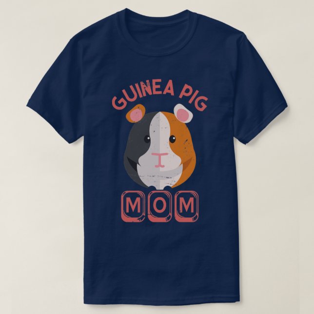 Guinea Gris Mamma Pets Guinea Gris T Shirt (Design framsida)